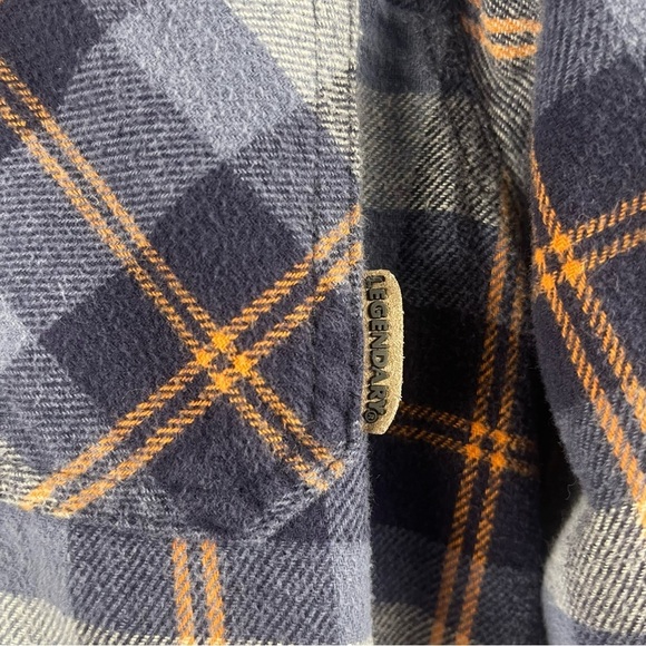 Legendary Whitetails XL Quilted Plaid Hooded Shacket Camp Outdoor Warm Casual - Picture 9 of 10